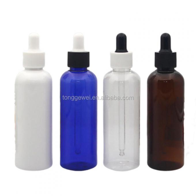 점적기와 10Ml 15Ml 20Ml 30Ml 50Ml 60Ml 100Ml 맞춘 투명 페트 플라스틱 라운드 보틀